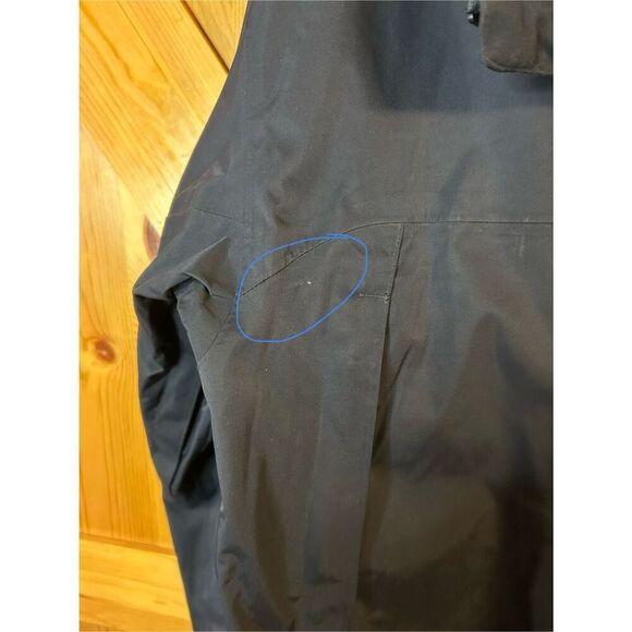 Columbia Interchangeable Waterproof Rain Jacket Black Mens Size XL (8357) - Picture 3 of 12